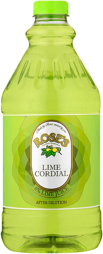 ROSES CORDIAL Lime 6 x 2 L | Tiger Brands Out of Home