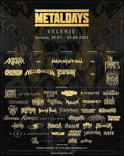 Metal Music Festivals 2024 - Prudy Carlynne