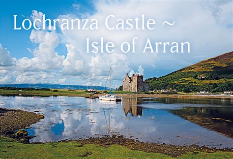 Photographic Magnet Lochranza Castle Isle of Arran pack of 5 - Island Blue