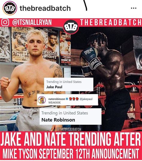 Jake Paul vs Nate Robinson (nba player) fighting on mike Tyson ...