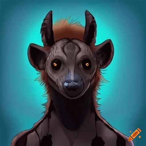 Hyena furry cosplay on Craiyon