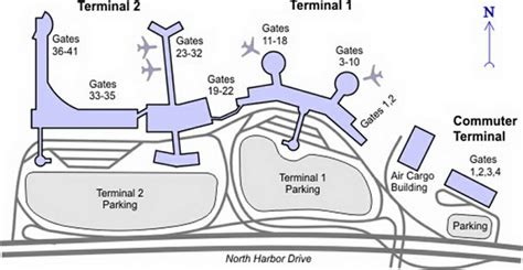 Airport Terminal Maps - San Diego, San Francisco, San Jose, Seattle ...