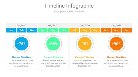 Monthly Timeline Infographic Template | CiloArt