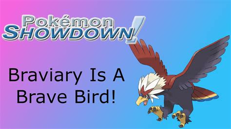 Braviary Is A BRAVE BIRD! Pokemon Showdown OU Live - YouTube