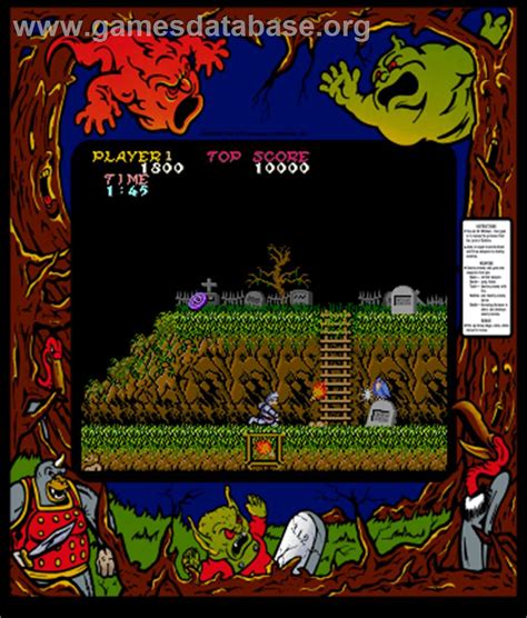 Ghosts'n Goblins - Arcade - Artwork - Artwork