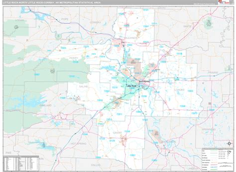 Little Rock Zip Code Map - Maps For You