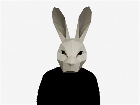 HARE DIY Paper Mask Template – Lapa Studios