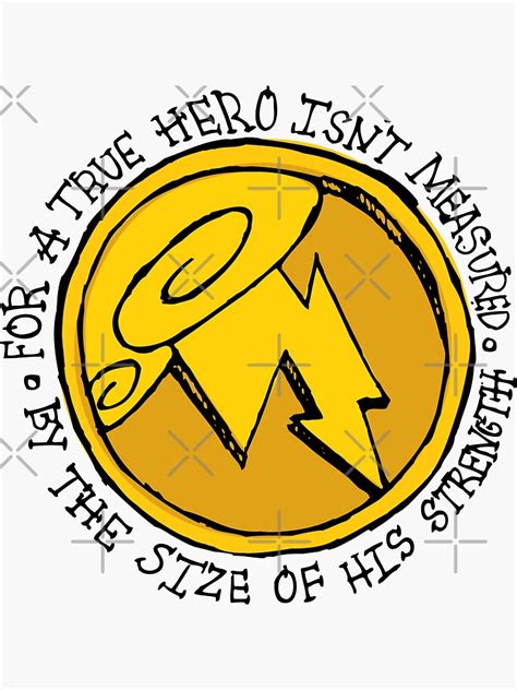 "True Hero" Sticker by teejayseadub | Redbubble