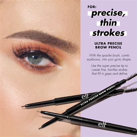 elf Ultra Precise Brow Pencil with Brush | e.l.f. Cosmetics- Cruelty Free