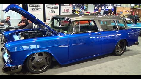 55 Chevy Nomad Wagon SEMA 2014 - YouTube