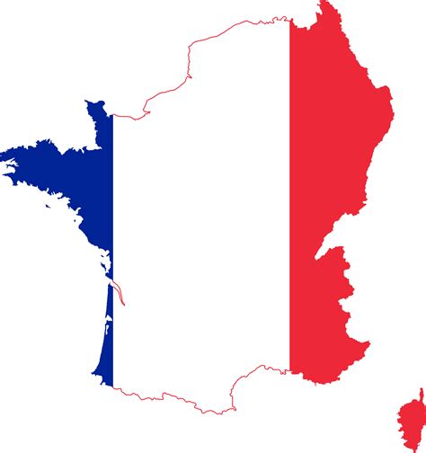 Flag Map Of French First Republic Grand Est - Clip Art Library