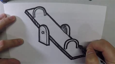 How to draw a seesaw - Easy Drawing Tutorial - YouTube