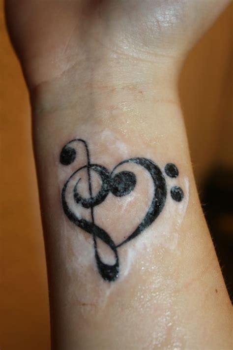 Treble Clef Tattoos Designs, Ideas and Meaning | Tattoos For You