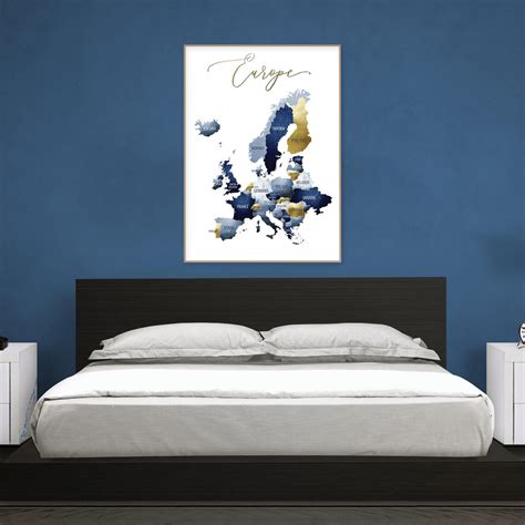 Downloadable Print of Europe Map Printable Wall Map Europe | Etsy