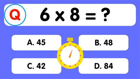 Maths Quiz for kids | Multiplication table Quiz for kids | Quiz Time | Realtime YouTube Live ...