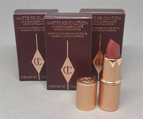 3X CHARLOTTE TILBURY Matte Revolution ‘Walk Of No Shame" Mini Lipsticks (3x1.1g) £14.99 ...