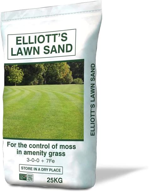 Lawn Sand for Moss Control 3-0-0 + 7% Iron, 25kg | Covers 367m² ...