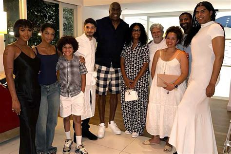 Magic Johnson and His Family Continue Their European Vacation in Italy