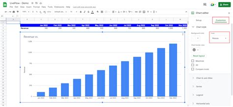 How to Make a Column Chart in Google Sheets | LiveFlow