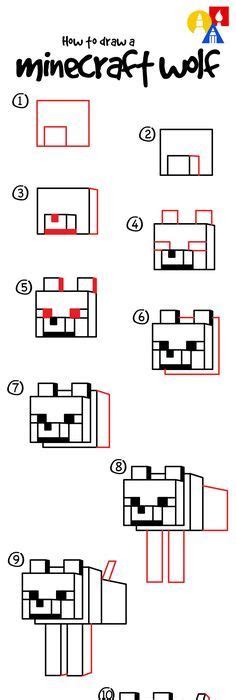 Minecraft Dog Drawing Tutorial - Draw easy