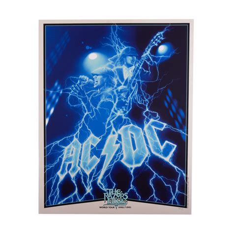 AC/DC THE RAZORS EDGE WORLD TOUR 1990/1991 OPAL EDITION | Shop the AC ...