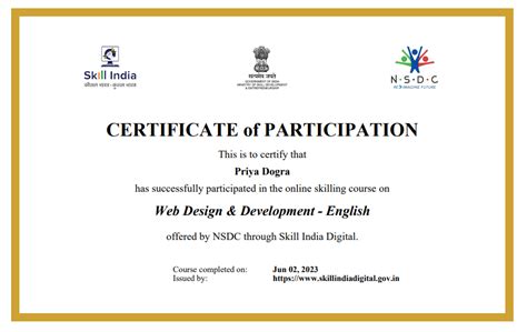 Skill India Launched New Courses with Certificates | Skill India Free ...