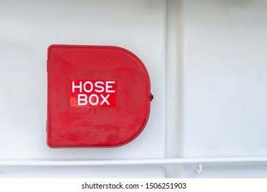 Fire Hose Box Inscription Ferry Safety Stock Photo 1506251903 | Shutterstock