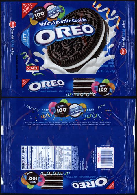 Nabisco - Oreo - 100th Annivesary cookie package - 2012 | Flickr