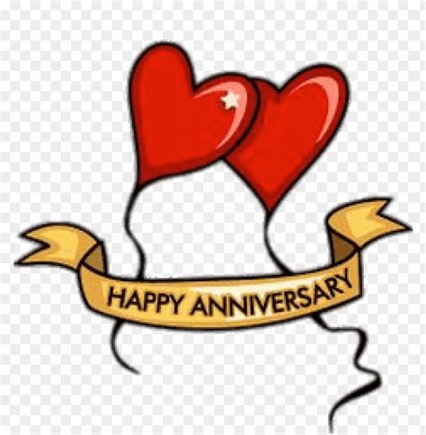 Free download | HD PNG happy anniversary heart balloons PNG image with transparent background ...