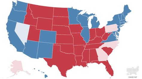 2020 Election Results Per County Map