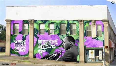 Martin Luther King Jr. mural concept The Dream Mulberry Street downtown ...