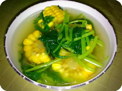 Resep Recipe: Spinach Soup ( Sayur Bayam )