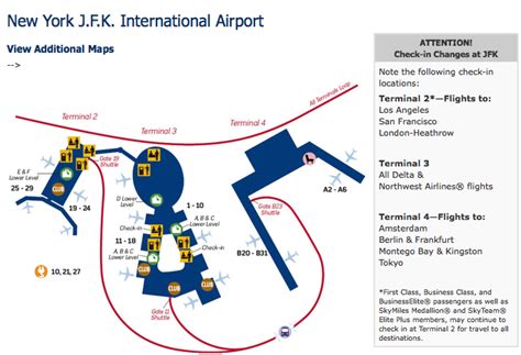 Jfk Map Terminal 4