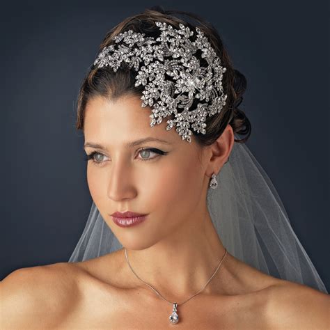 Brilliant Strategies Of Tips About Crystal Bridal Headband Jaqulien ...