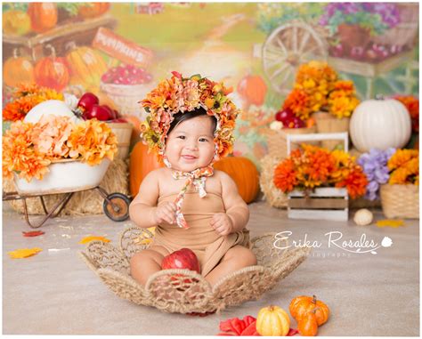 Milestone 6 month old baby girl- Baby Photographer The Bronx Studio - Erika Rosales New York ...