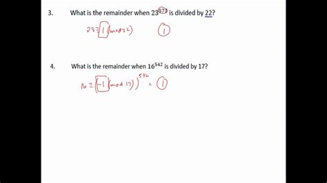 Modular Arithmetic Examples - YouTube