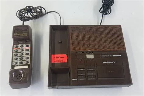 Telephone Answering Machine Clock Radio 1980s brown woodgrain - Hangar ...