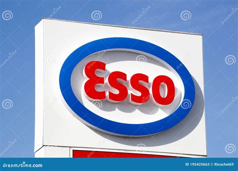 Esso Logo On Its Gas Service Station Editorial Photo | CartoonDealer.com #149640739