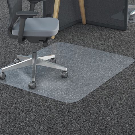 Deflecto 36 x 48 Chair Mat for Carpet and Hard Floor, Rectangular ...