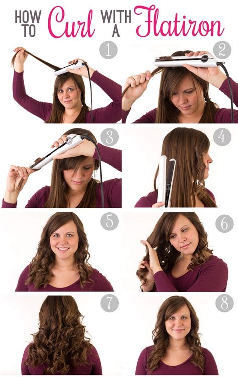 Style a Curly Hair with Your Flat Iron - Pretty Designs