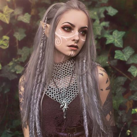 Resultado de imagen para cosplay elf silver hair Elf Makeup, Makeup Art, Halloween Makeup ...