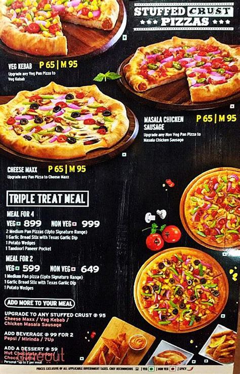 Menu of Pizza Hut, Phase 9, Mohali | Dineout discovery