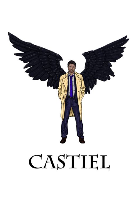 Castiel - By Isabella Ravenwood. Supernatural, wings. Supernatural ...