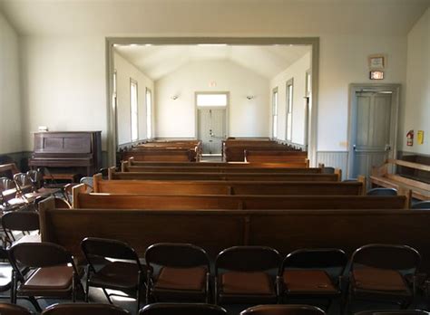 Piano & Pews & Folding Chairs, Meeting House At Sandy Spri… | Flickr