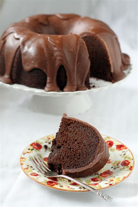 Chocolate Bundt Cake with Chocolate Fudge Icing | My Imperfect Kitchen