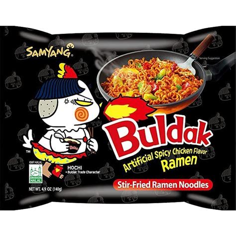 Samyang Buldak Ramen Orignal Black Noodles (5 pack), 700 gm