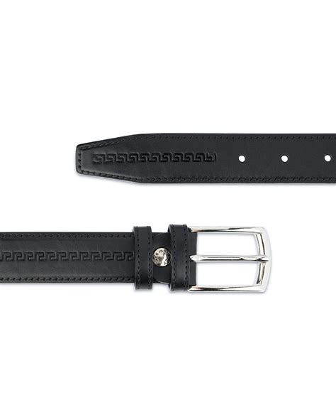 Buy Mens Leather Belt | Black Full Grain | LeatherBeltsOnline.com