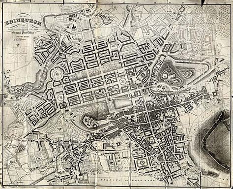 Edinburgh Map 1844 - Produced for the Map of Edinburgh - 1830