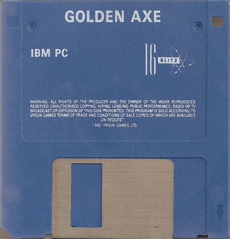 Golden Axe (1989) box cover art - MobyGames