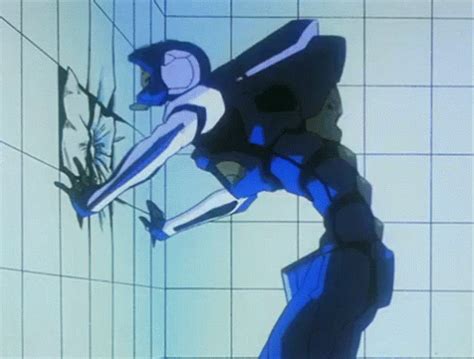 Evangelion Anime GIF - Evangelion Anime Headbang - Discover & Share GIFs